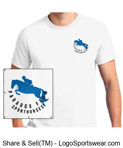 Gildan Ultra Cotton Adult Unisex Short Sleeve - White Design Zoom